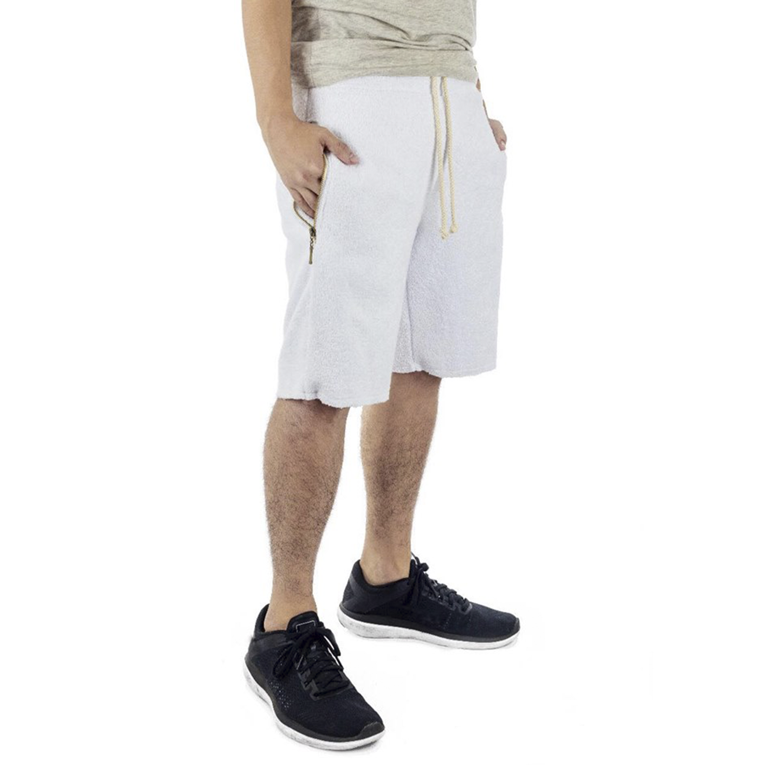 Short FLVFF Felpa blanco