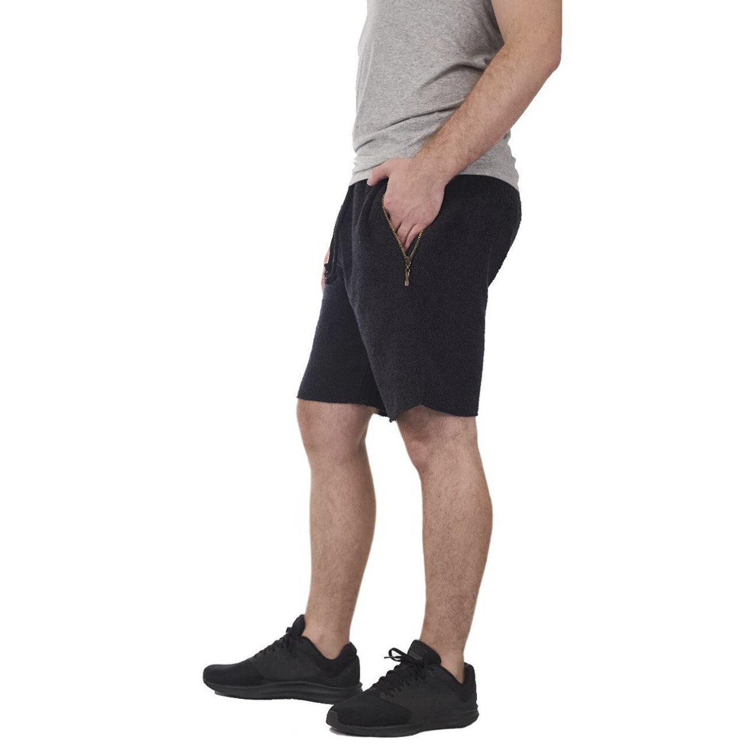 Short FLVFF Felpa negro