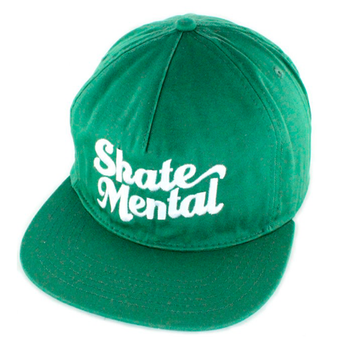 Gorra Skate Mental - Script Logo Green