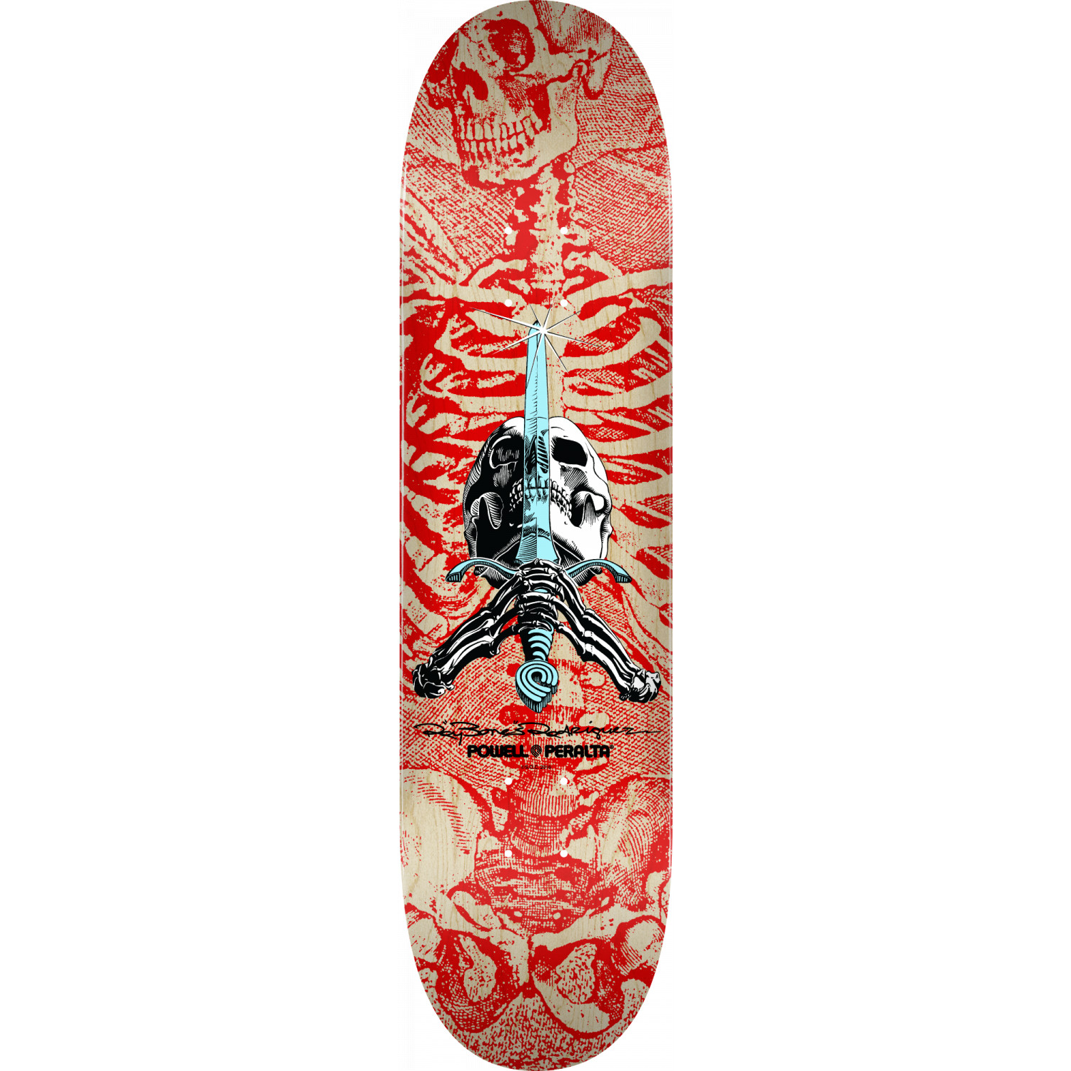 Tabla Powell Peralta Skull And Sword - 8.0