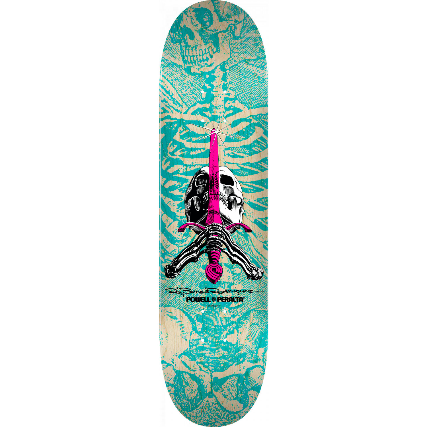 Tabla Powell Peralta Skull And Sword - 8.25