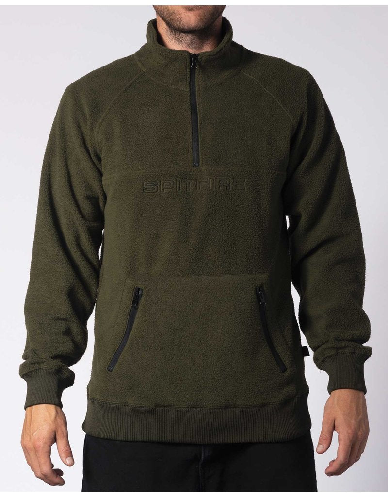 Polera Spitfire - Waller Mock Neck polar green