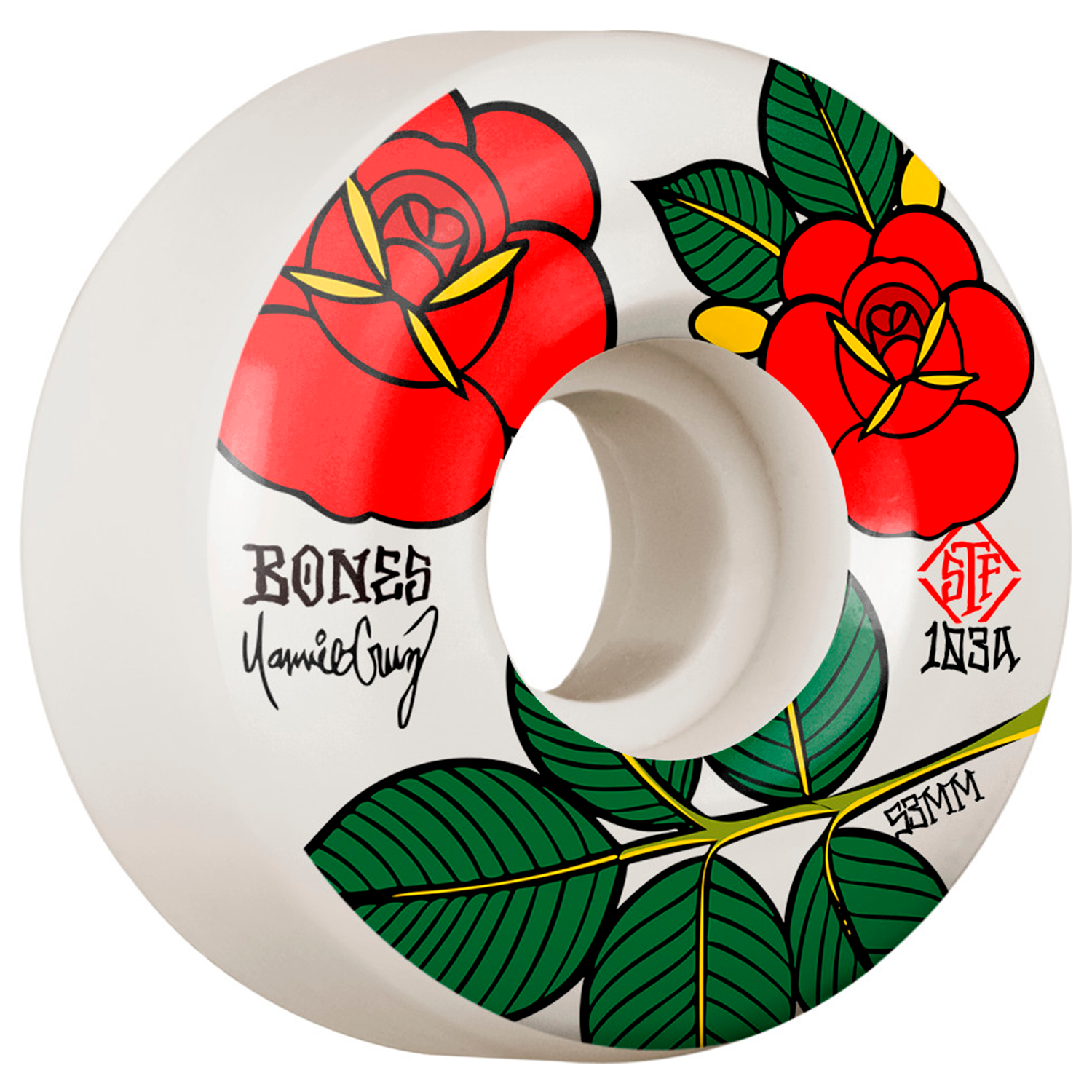 Llantas Bones Cruz Rosas Locks 53mm