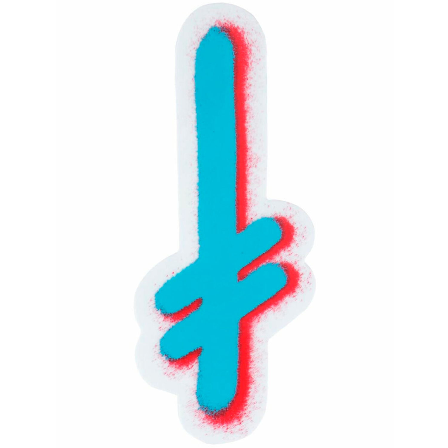 Sticker Deathwish - Gang spray light blue