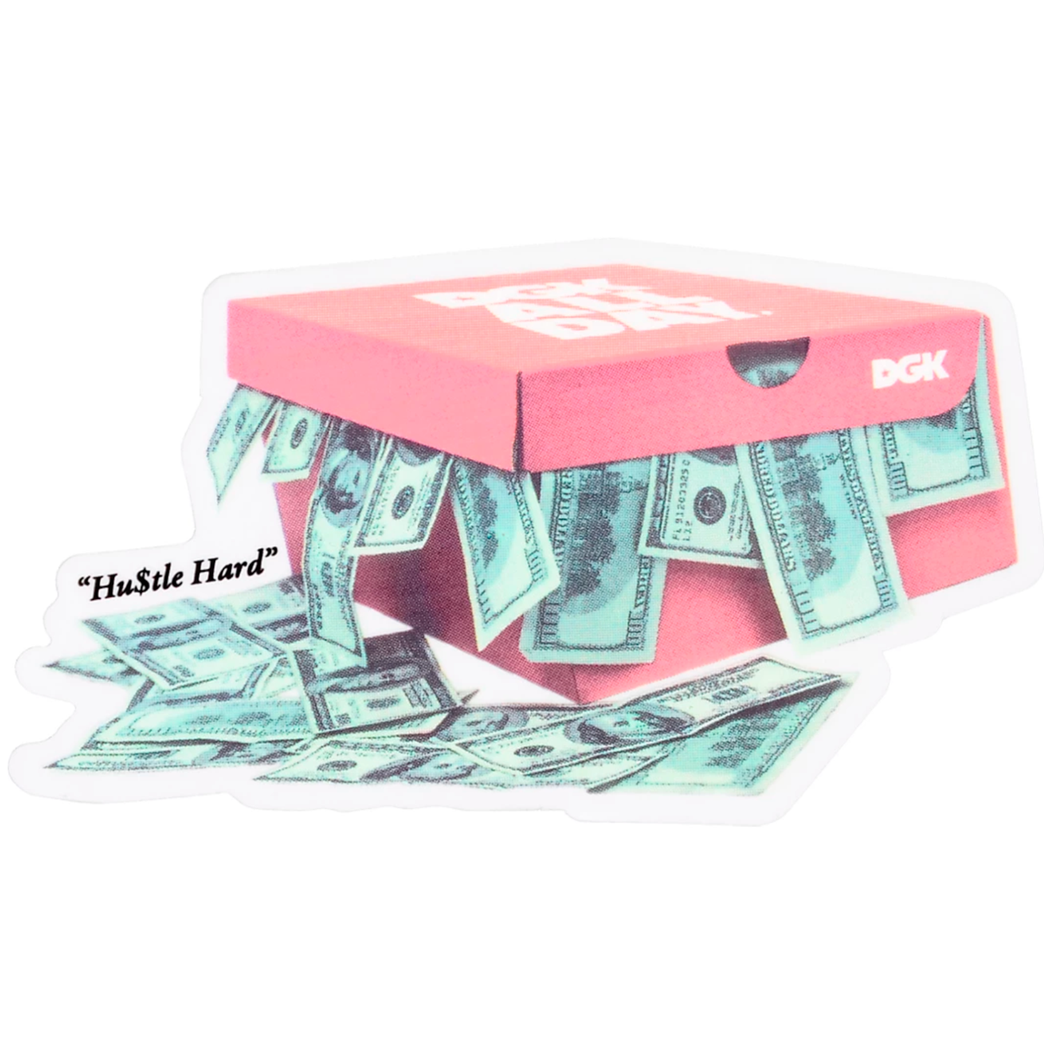 Sticker DGK Hustle Hard