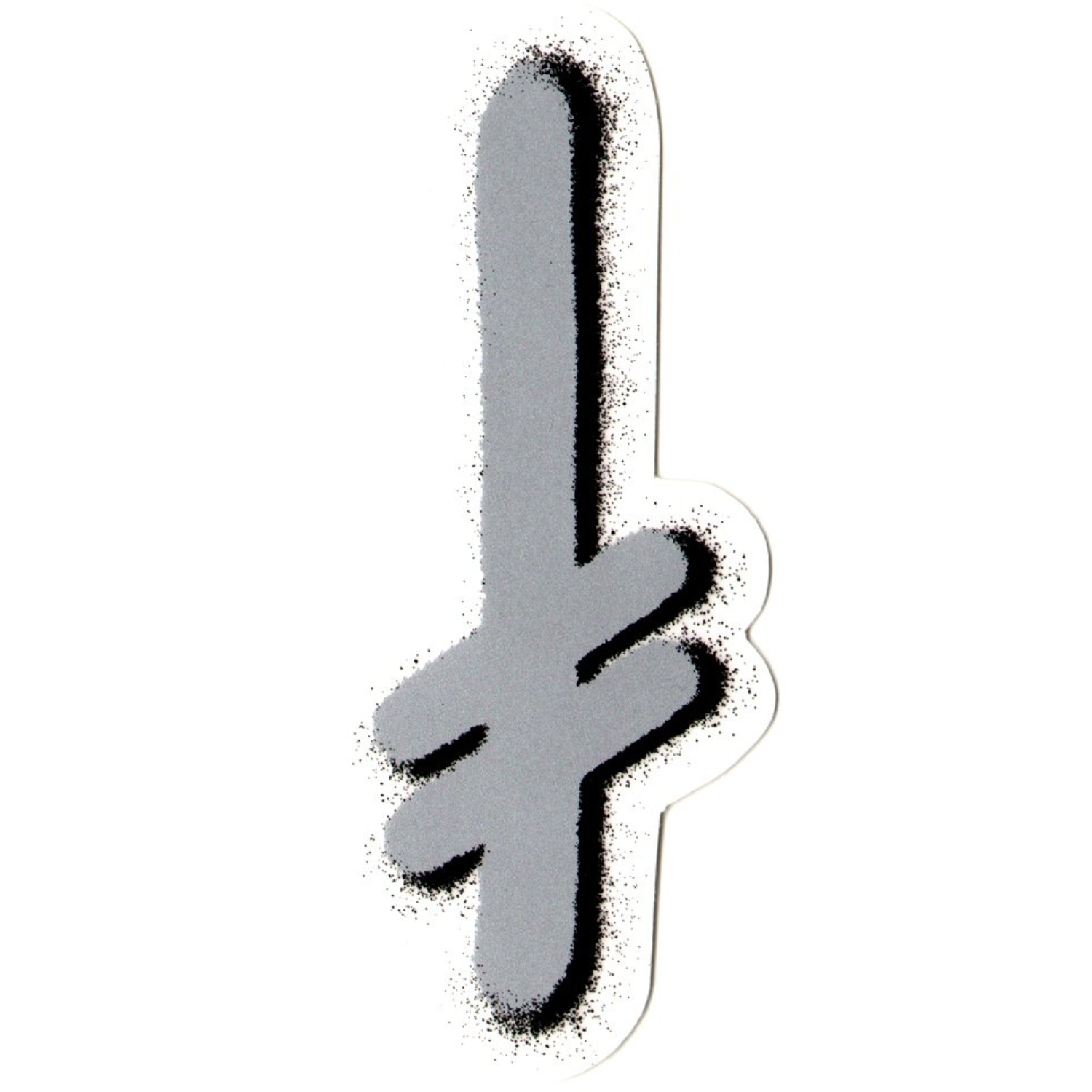 Sticker Deathwish - Gang spray grey