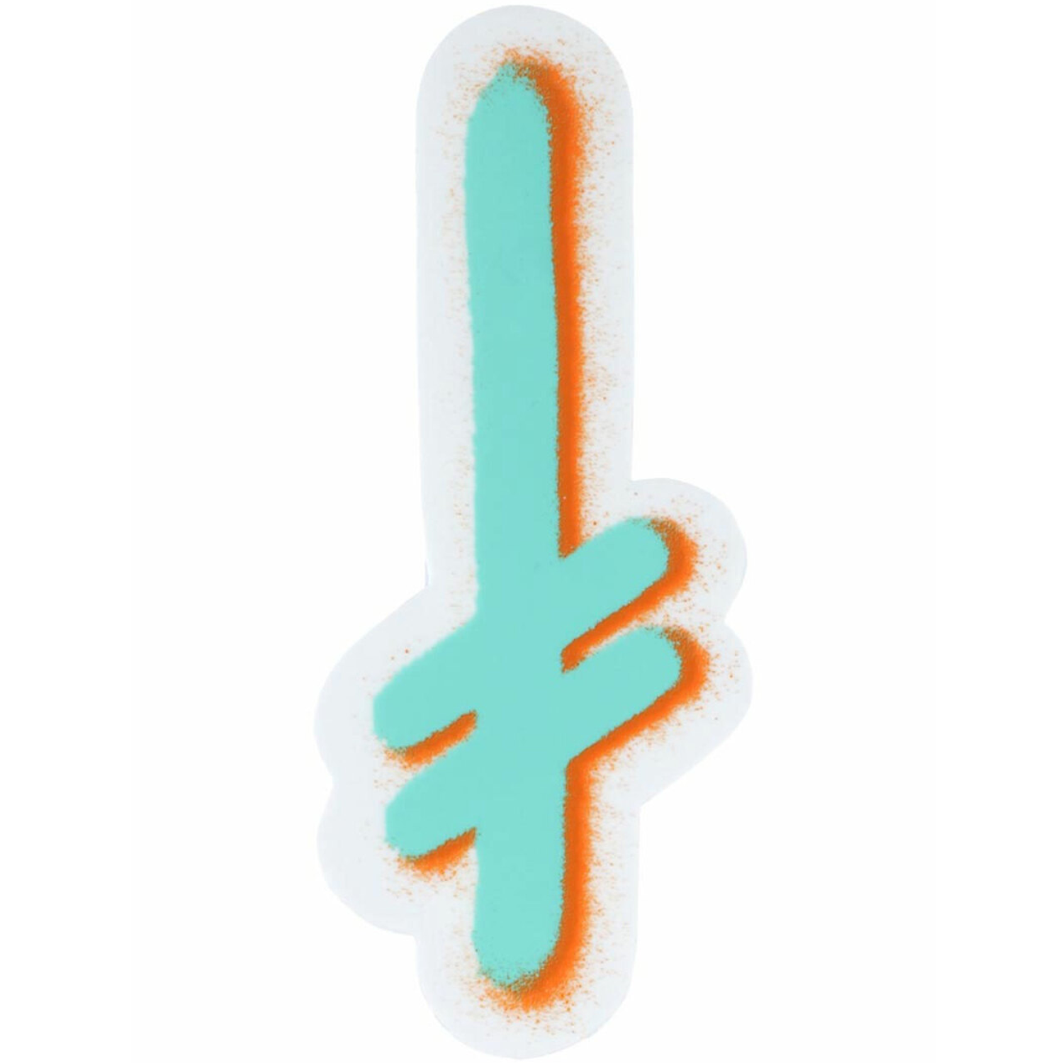 Sticker Deathwish - Gang spray teal