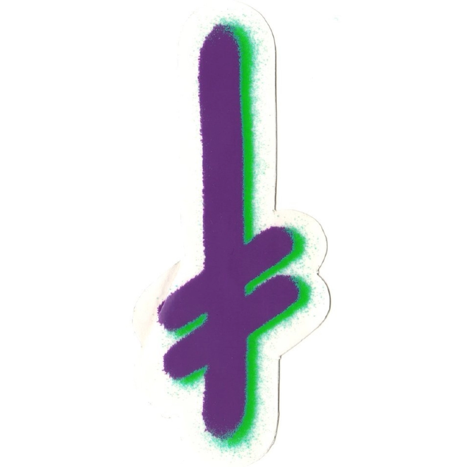Sticker Deathwish - Gang spray purple
