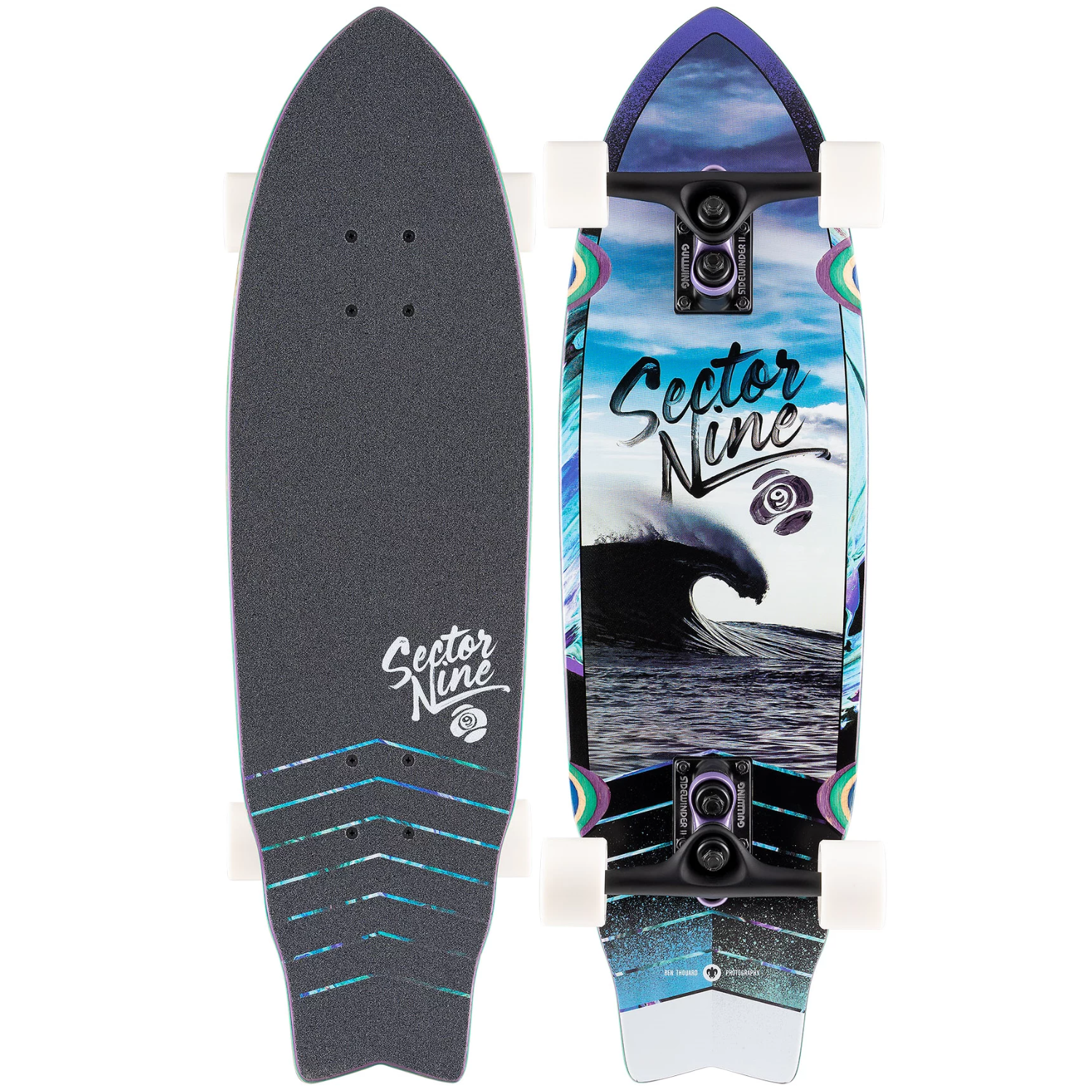 Cruiser Sector 9 Wavepark Shadow - 8.75"