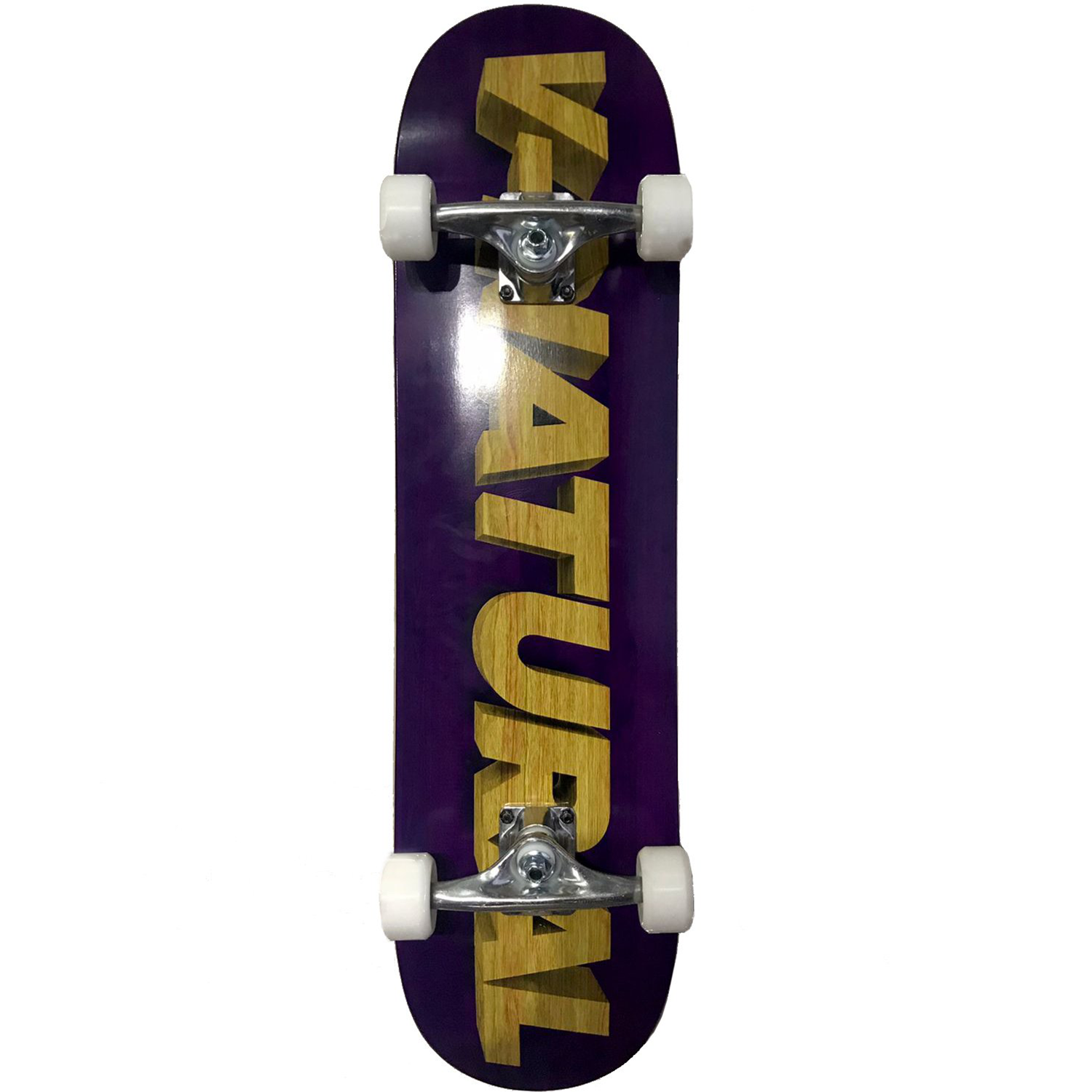 Skate Completo Wood V-Natural - 8.25"