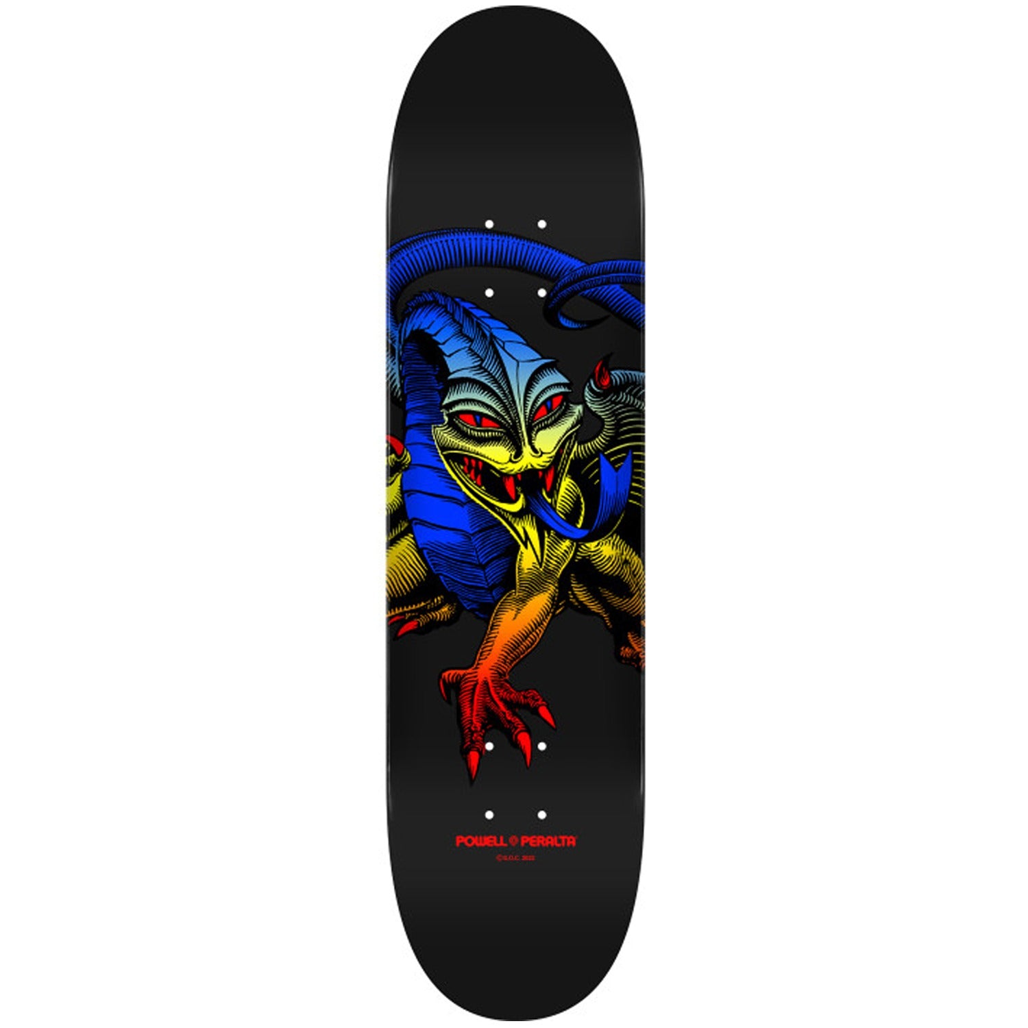 Tabla Powell Peralta Caballero Yellow Fade 8.25"
