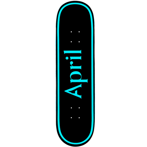 Tabla April Logo blue black 7.25, 8