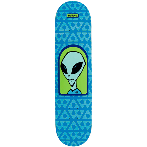 Tabla Alien Workshop Believe Pattern blue 8.125