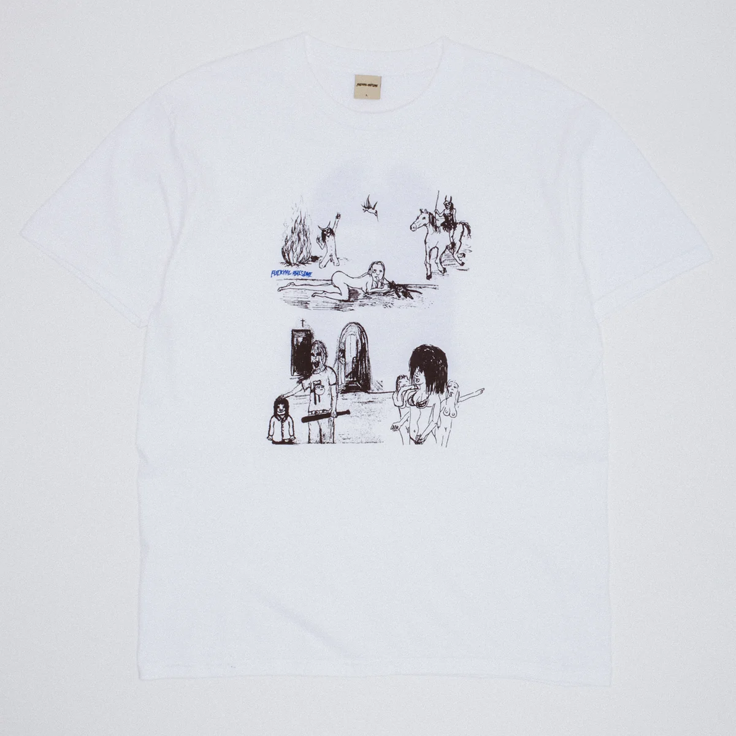 Polo Fucking Awesome - Dillustrated white