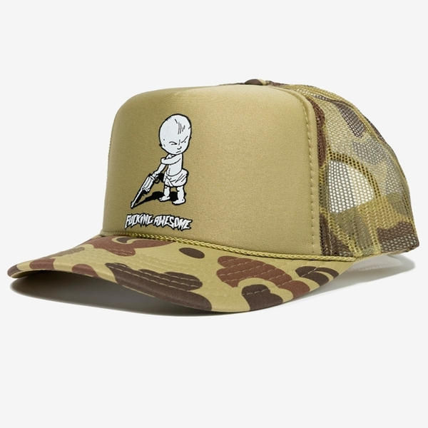 Gorra Fucking Awesome Gun baby trucker camo