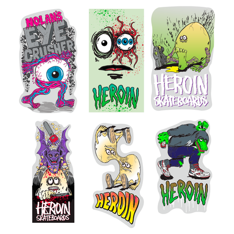 Sticker Heroin Eyes crusher