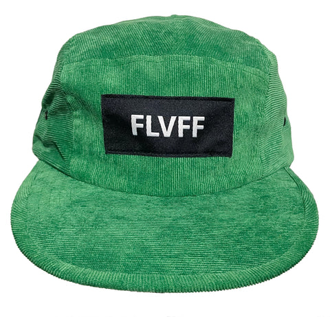 Gorra FLVFF - 5 Panel corduroy green brand