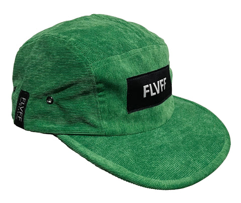 Gorra FLVFF - 5 Panel corduroy green brand