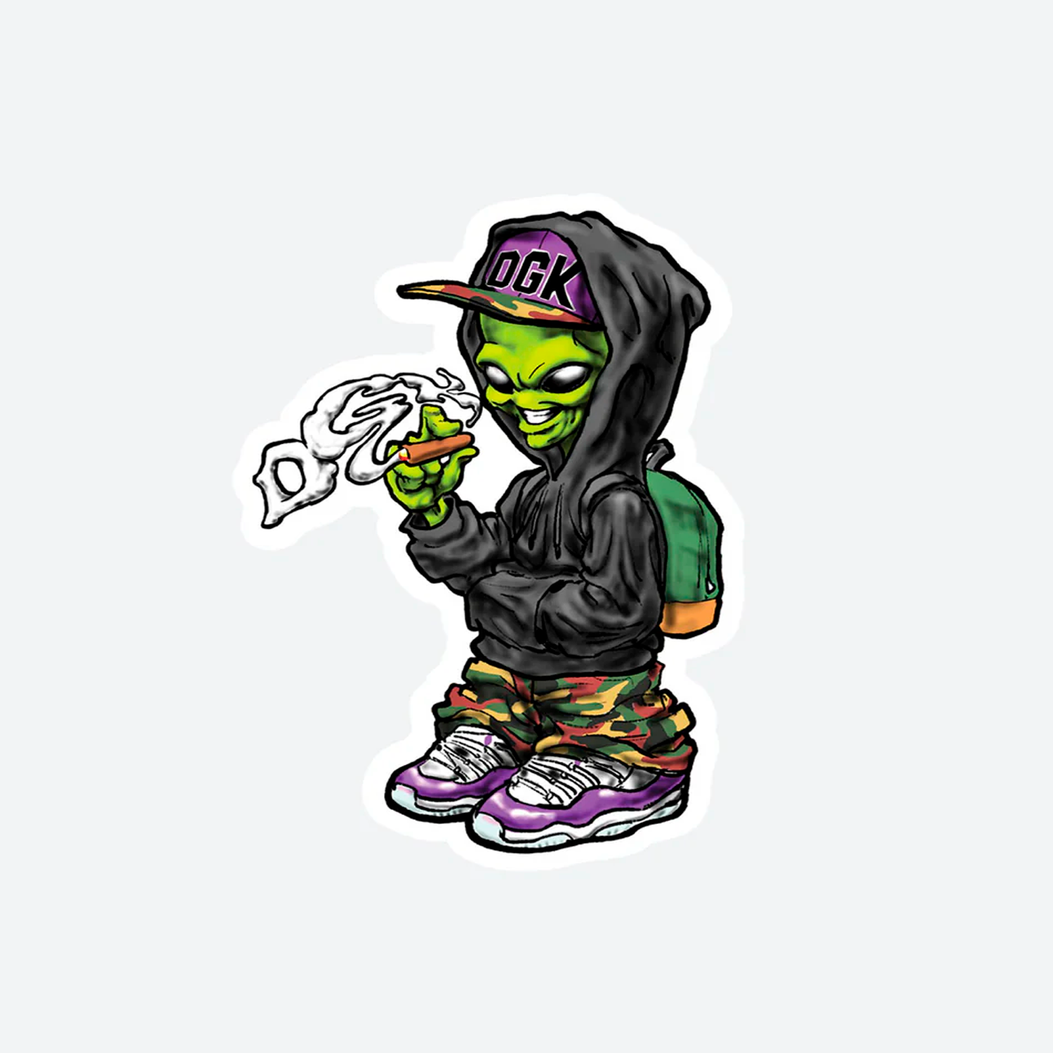 Sticker DGK Martian