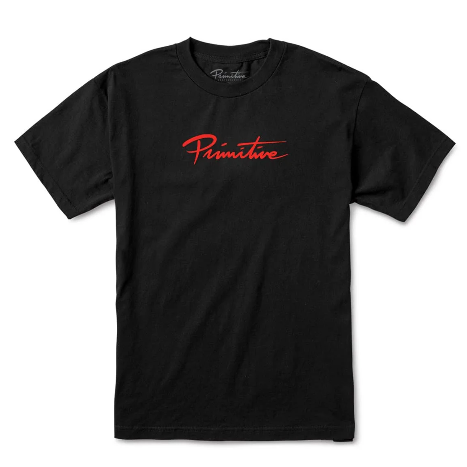 Polo Primitive Nuevo script black red