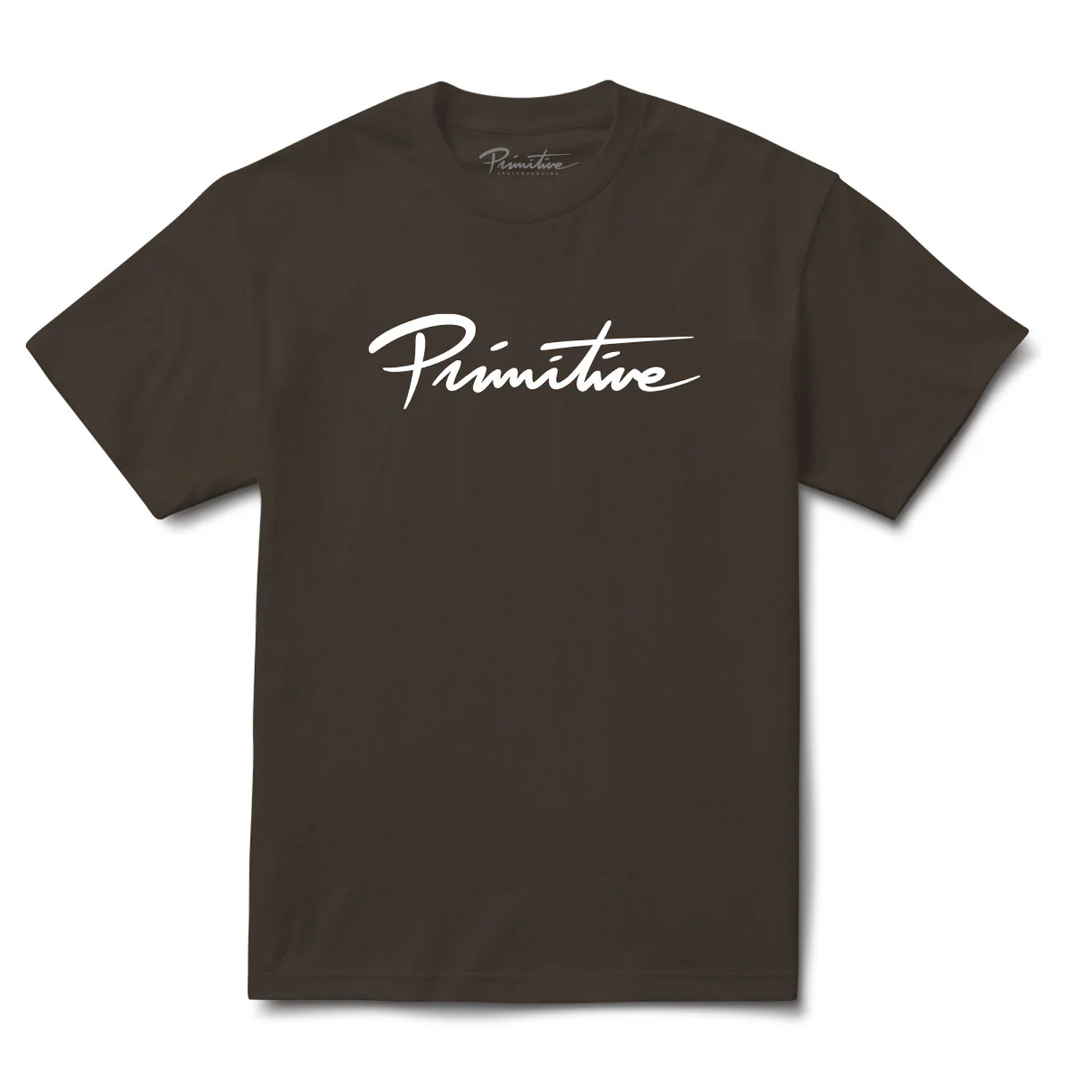 Polo Primitive Nuevo script brown