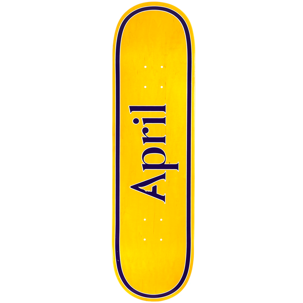 Tabla April OG Logo yellow purple 8, 8.125