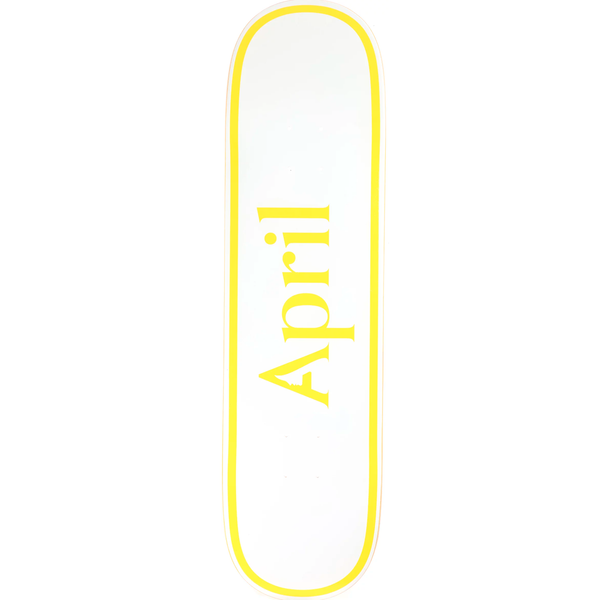 Tabla April OG logo TWIN yellow white 8, 8.25