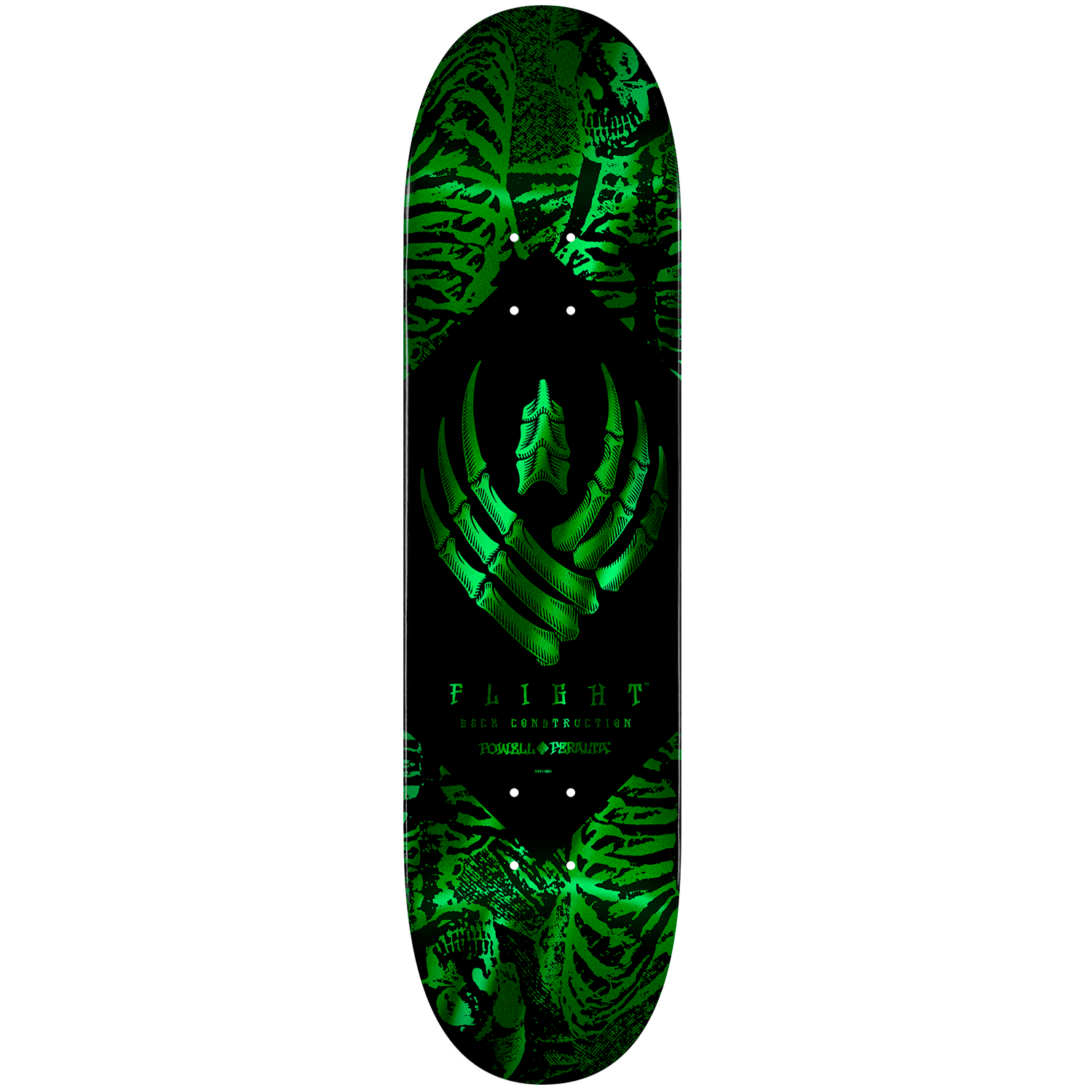 Tabla Powell Peralta FLIGHT Skeleton green foil 8.5