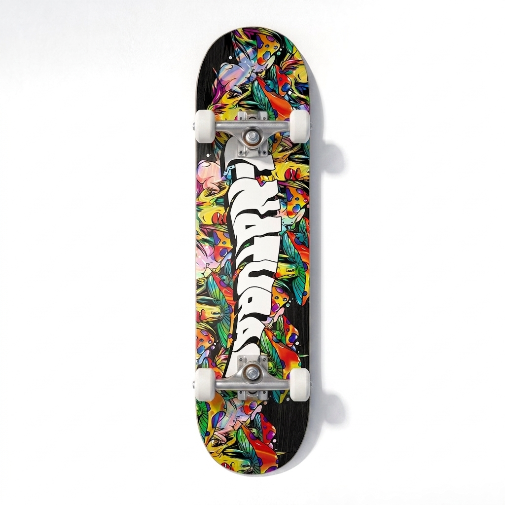 Skate Completo V-Natural - Psycho Mushrooms