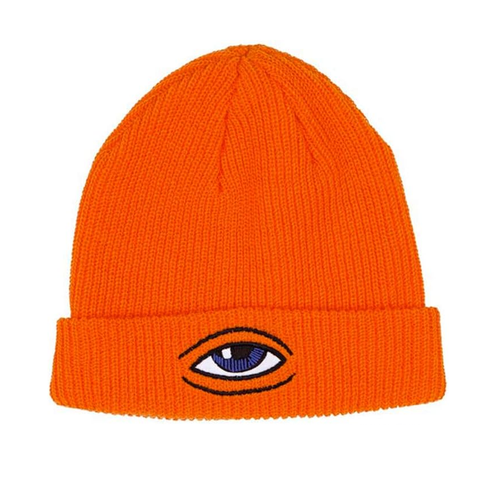 Chullo Toy Machine Sect eye beanie orange