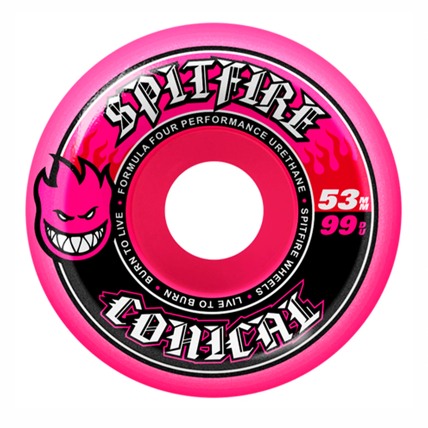 Llantas Spitfire - F4 Conical pink 53mm 99A