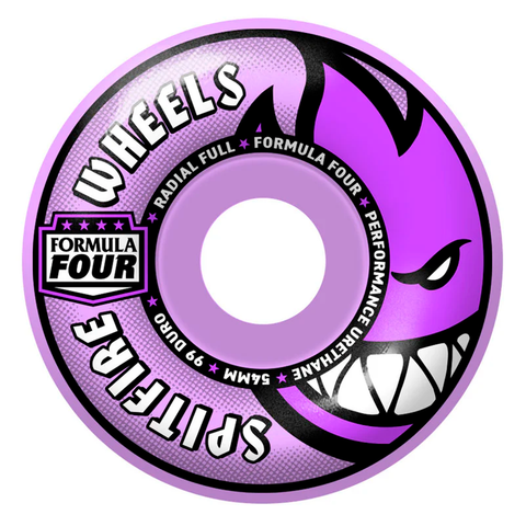 Llantas Spitfire - F4 radial full Purple 99a 54mm
