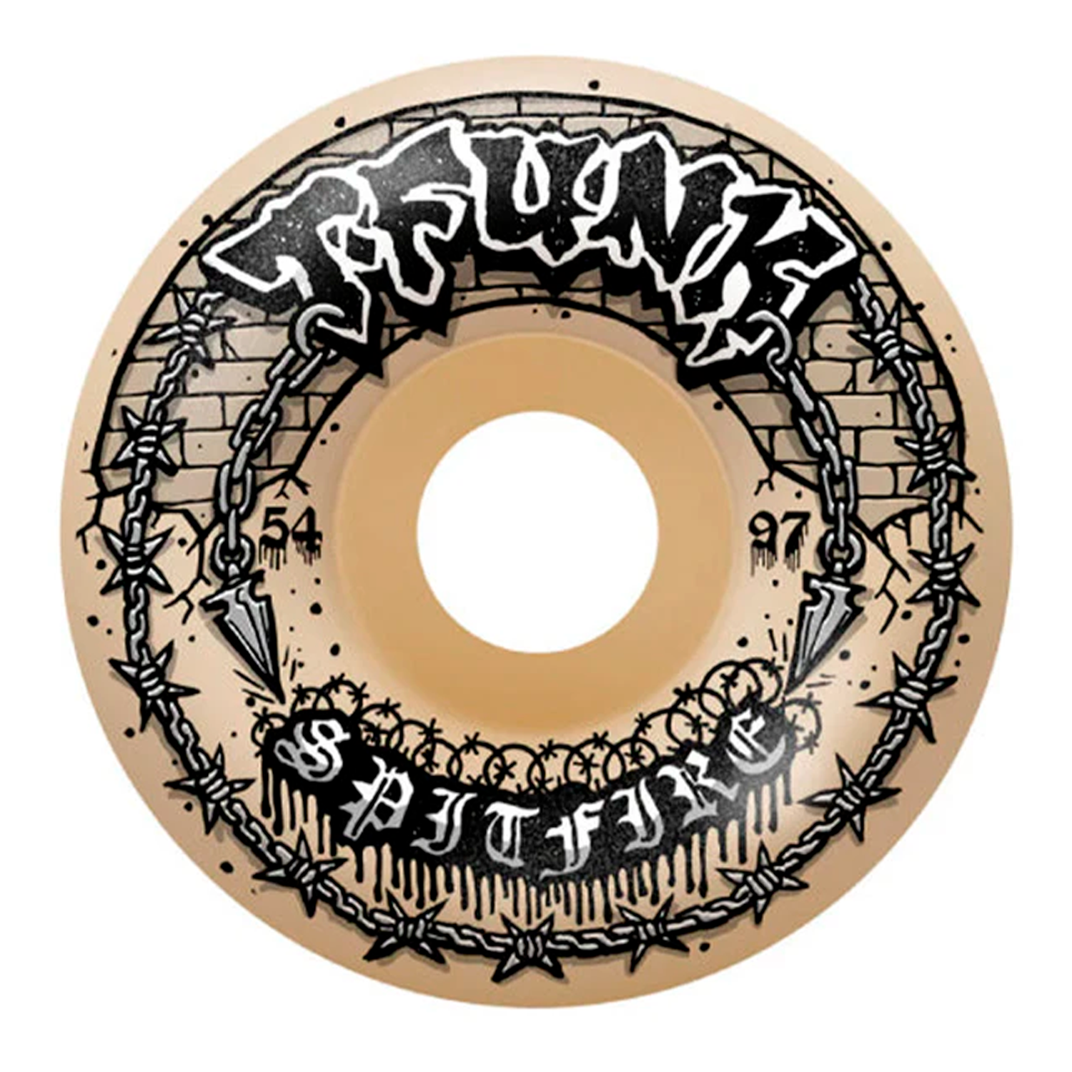 Llantas Spitfire - F4 radial full T-FUNK RAW 97a 54mm