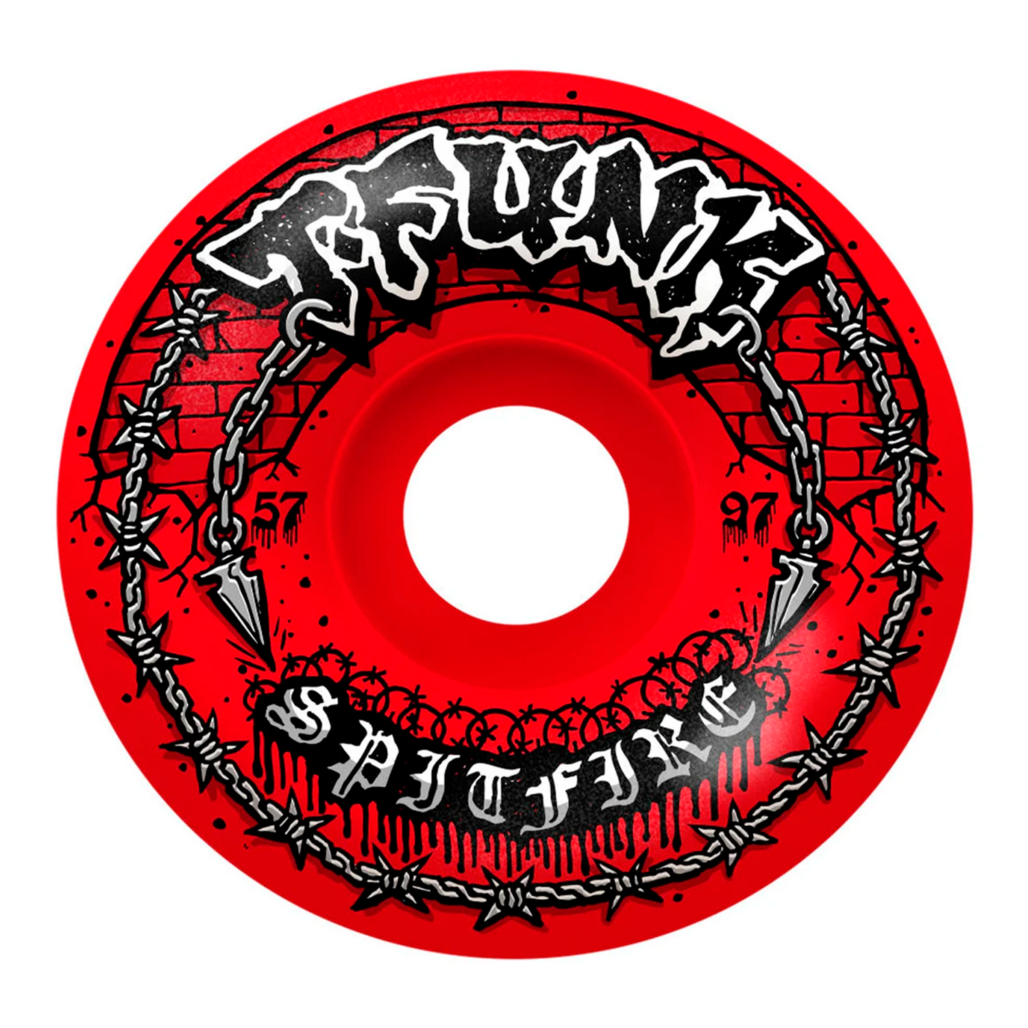 Llantas Spitfire - F4 radial full T-FUNK RAW  97a 57mm