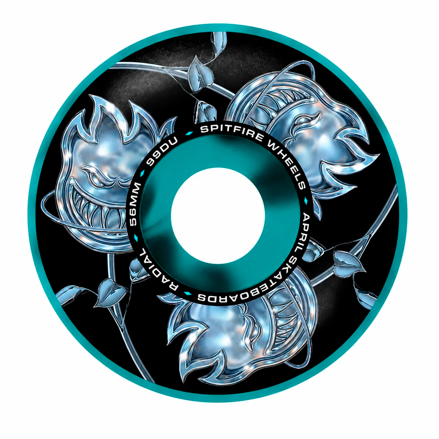 Llantas Spitfire x April Bighead Rose Radial Swirl 56mm 99A