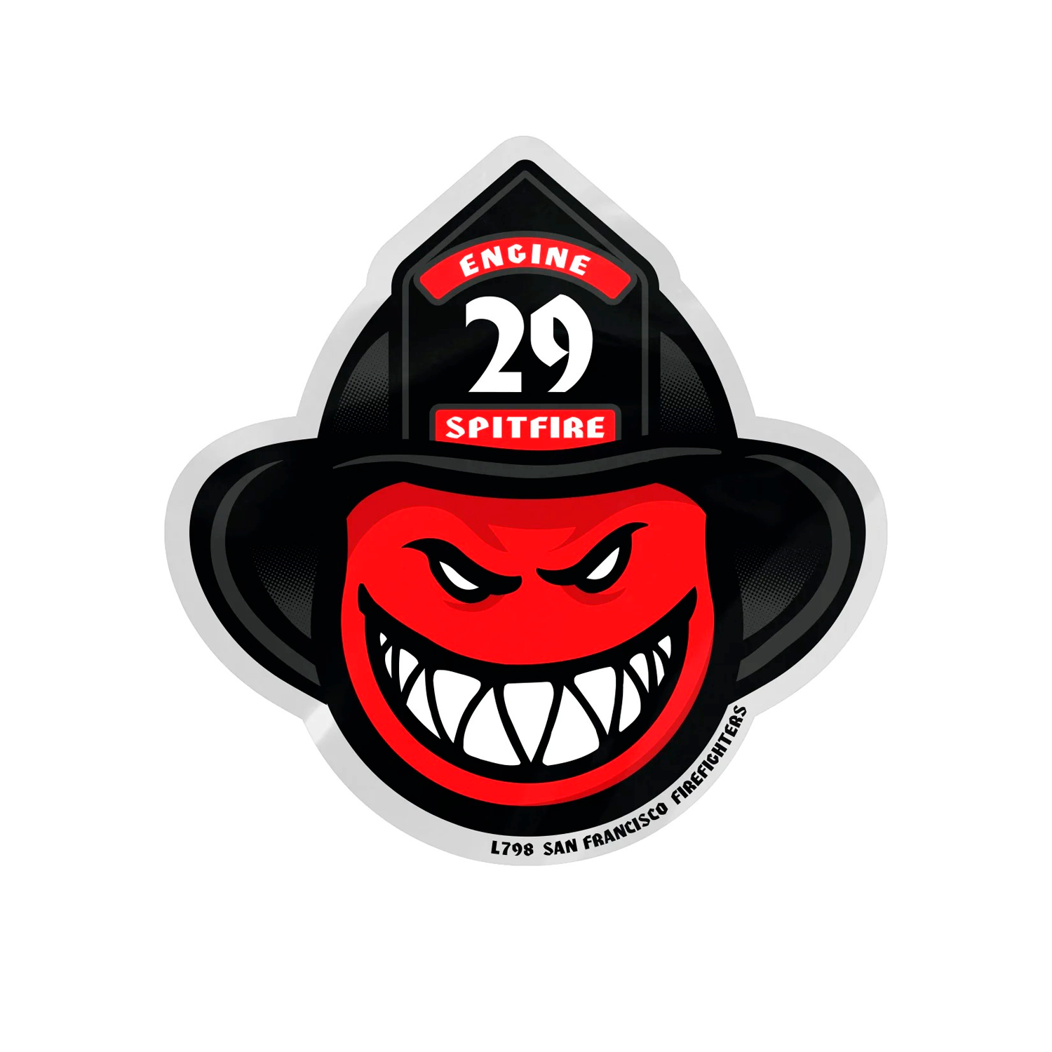 Sticker Spitfire x SFFD engine 29 sticker