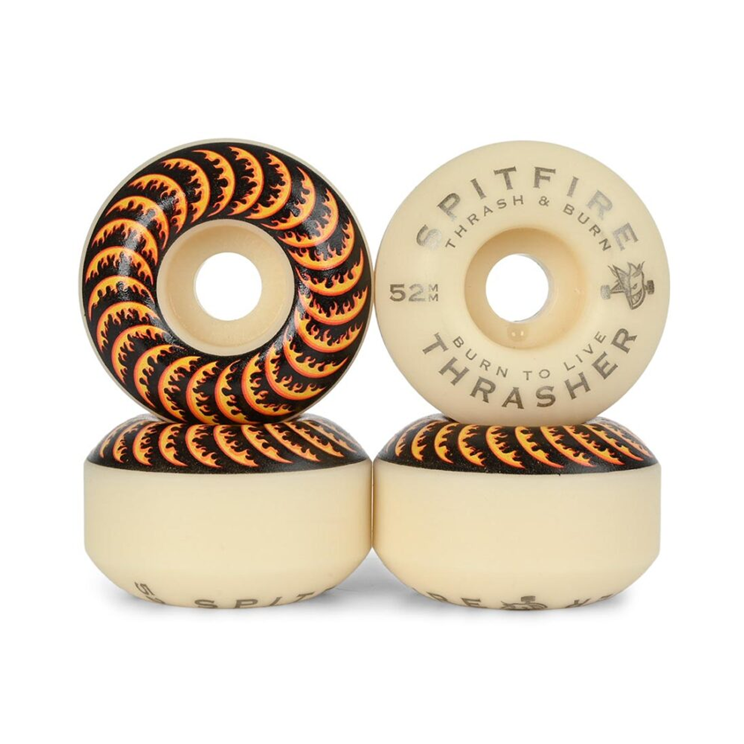 Llantas Spitfire x Thrasher Flame CLASSIC 52MM 99A