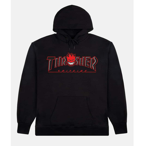 Capucha Thrasher x Spitfire Outlined hoodie M, L, XL