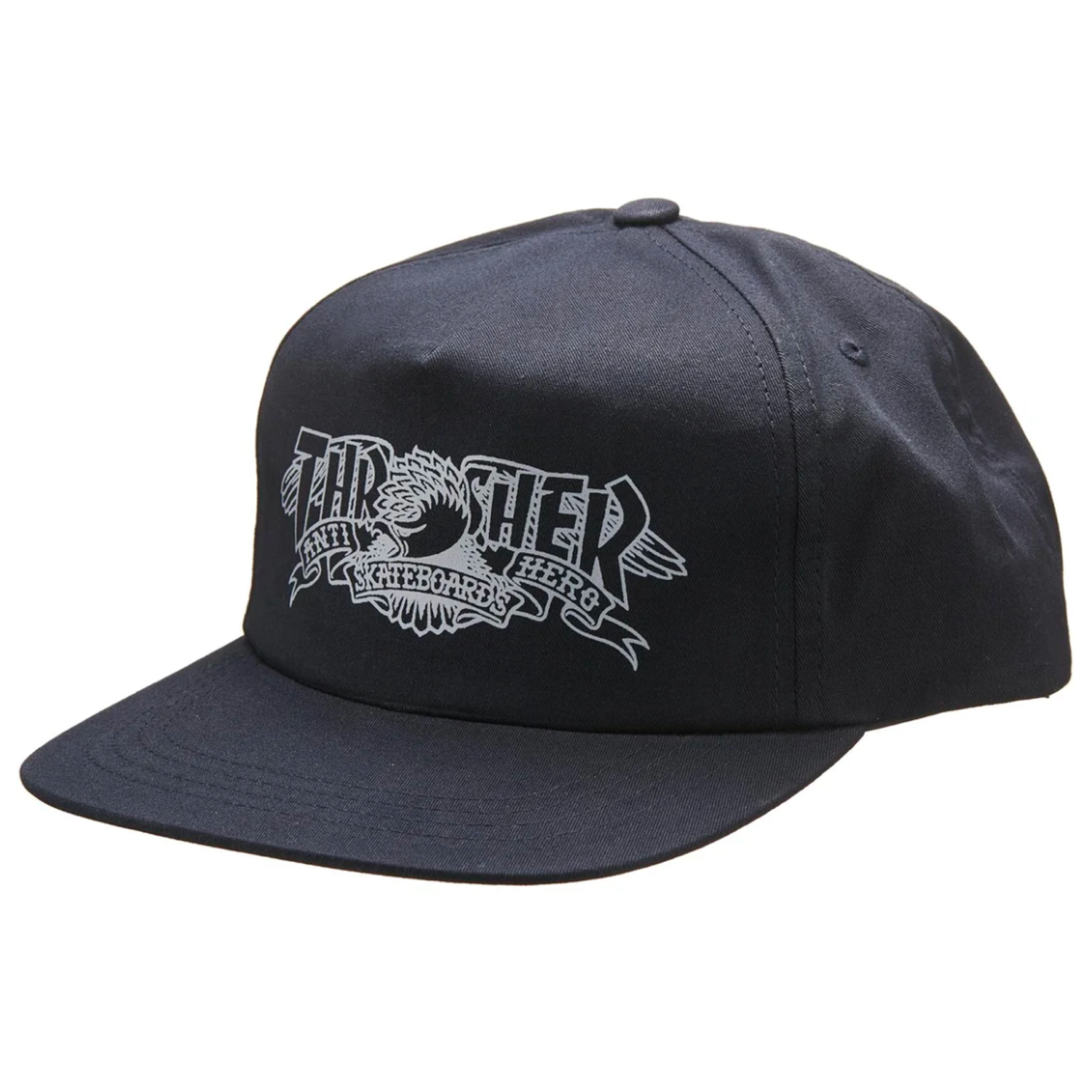 Gorra Thrasher x Antihero Mag banner snapback