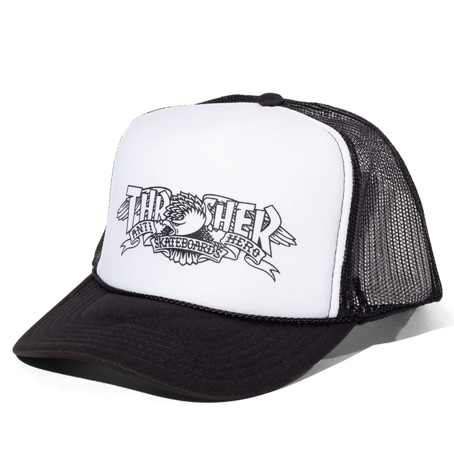 Gorra Thrasher x antihero Mag banner trucker