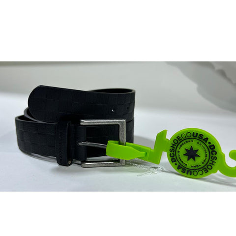 Correa DC negra forrada en cuero talla 34