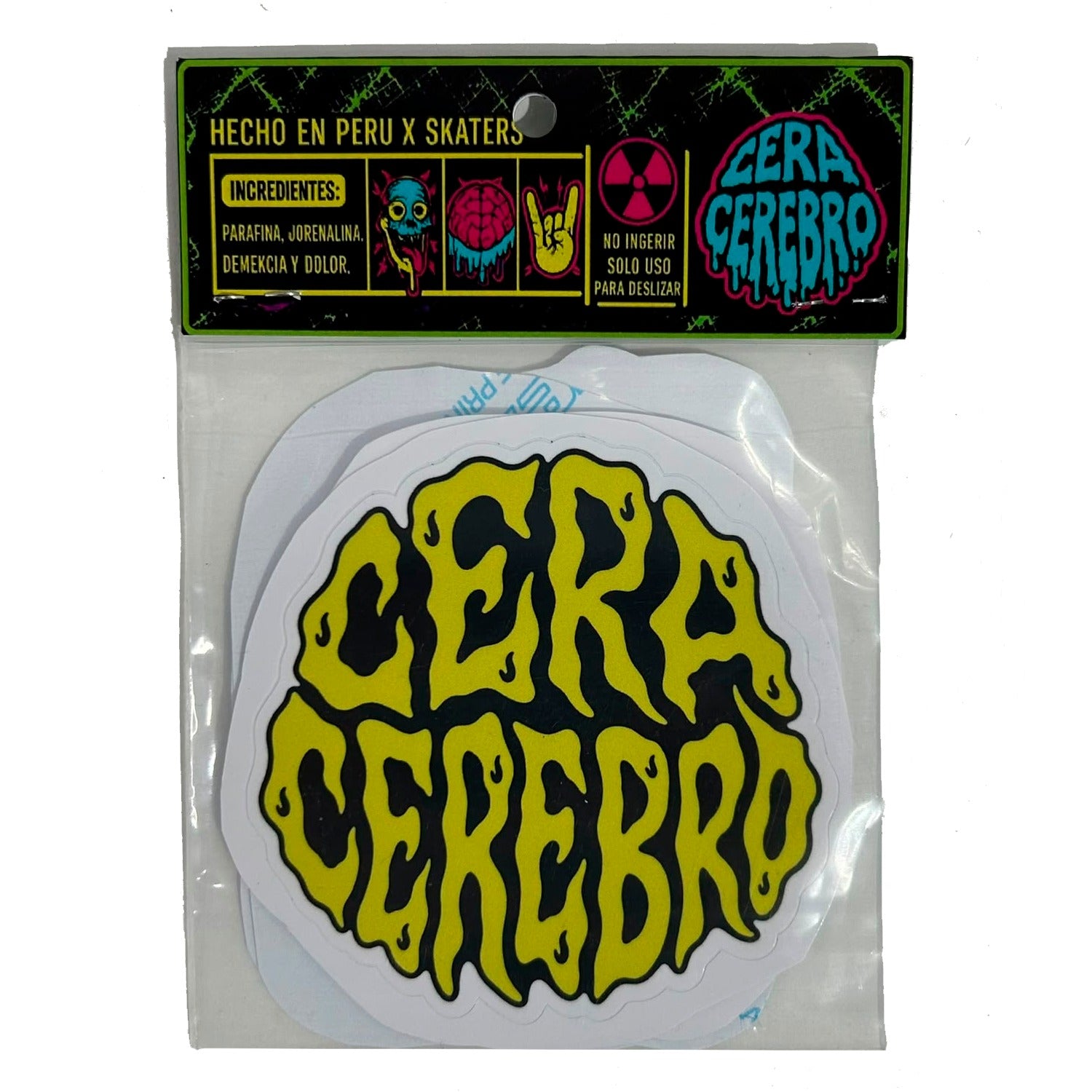 Stickers Cerebro Pack 5