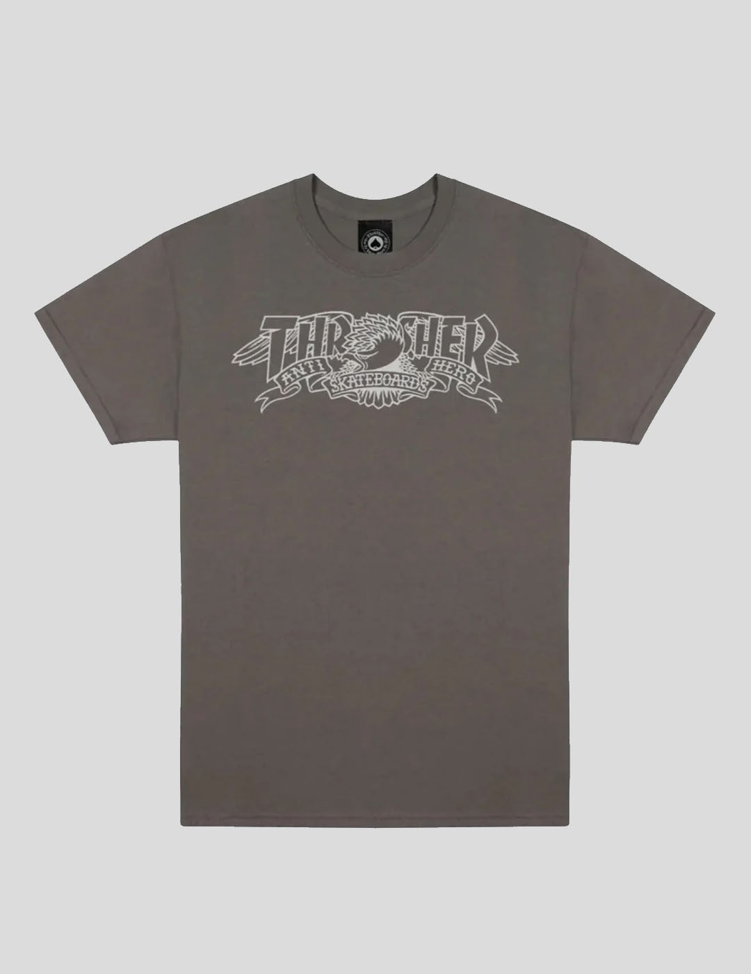 Polo Thrasher x Antihero Mag banner charcoal