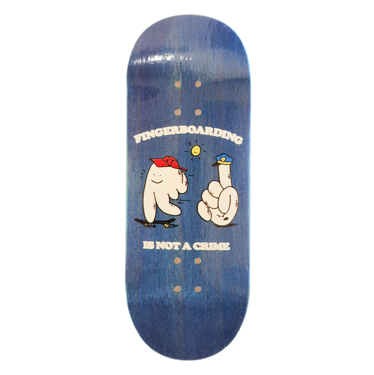 Tabla de Fingerboard Spark Fingerboarding is not a crime blue