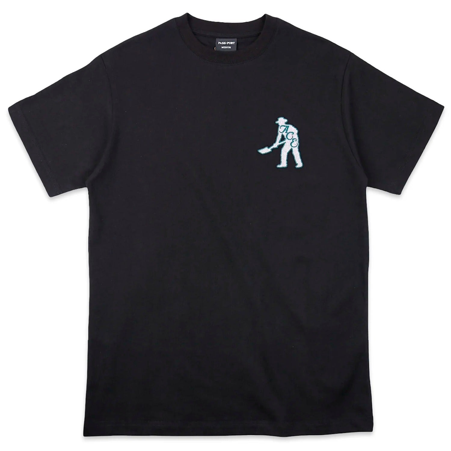 Polo ACE x Passport Spade bordado black