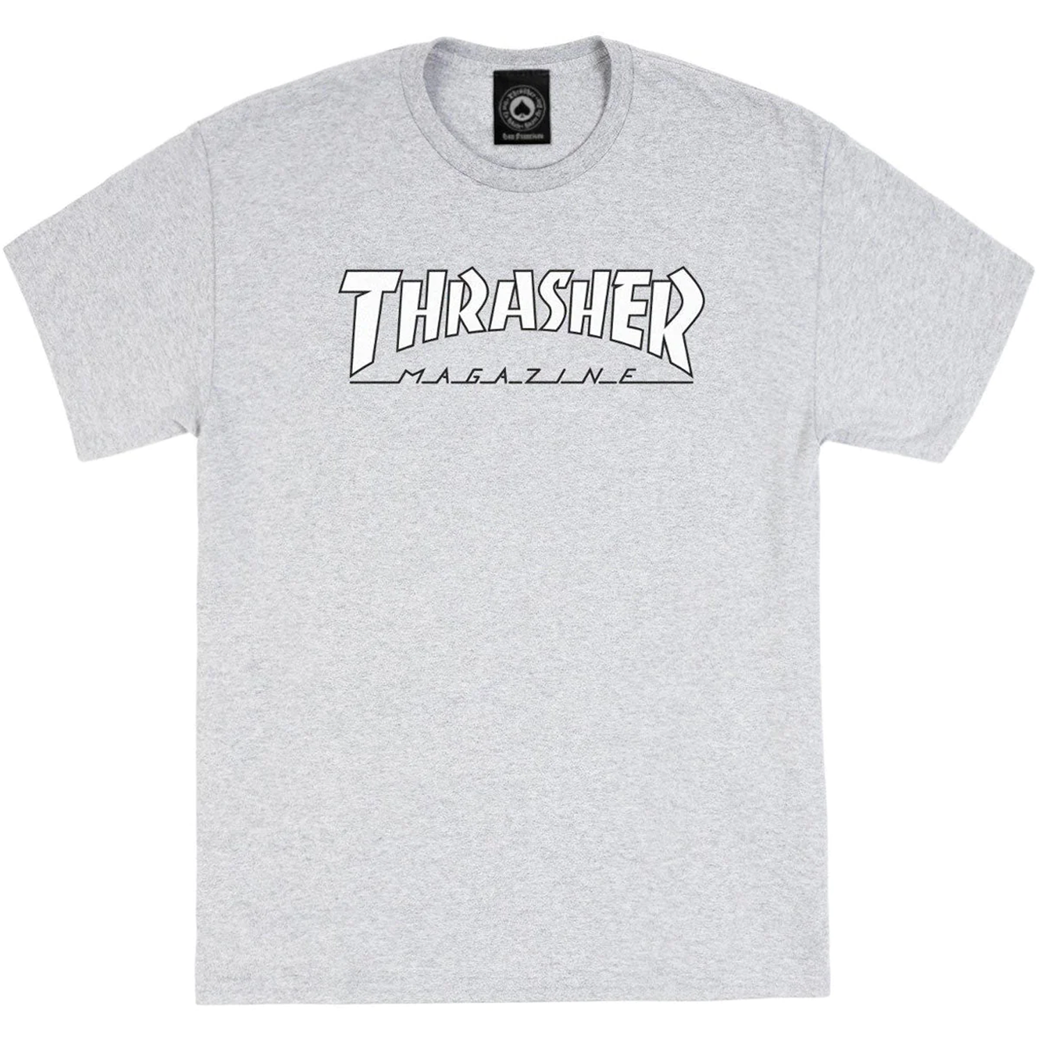 Polo Thrasher Outlined Gray White