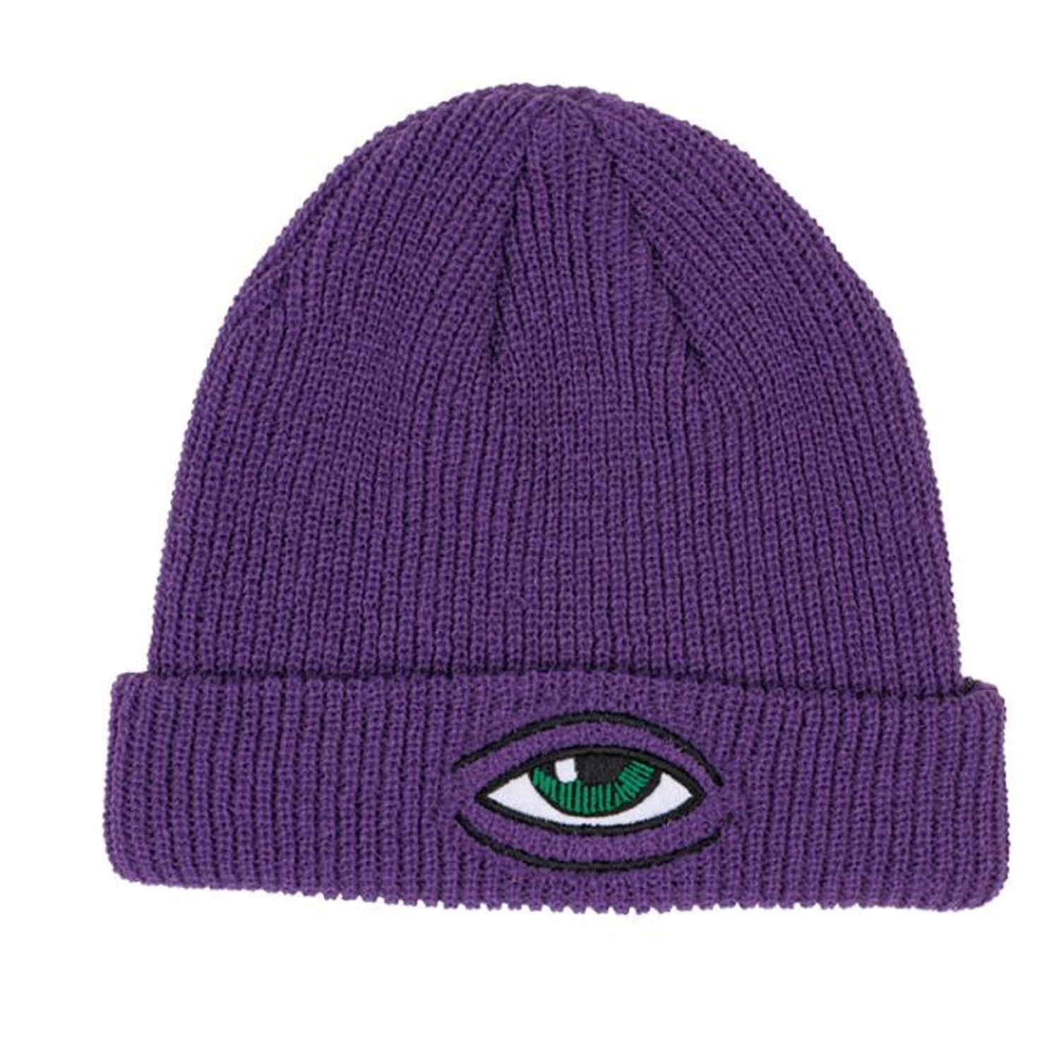 Chullo Toy Machine Sect eye beanie purple