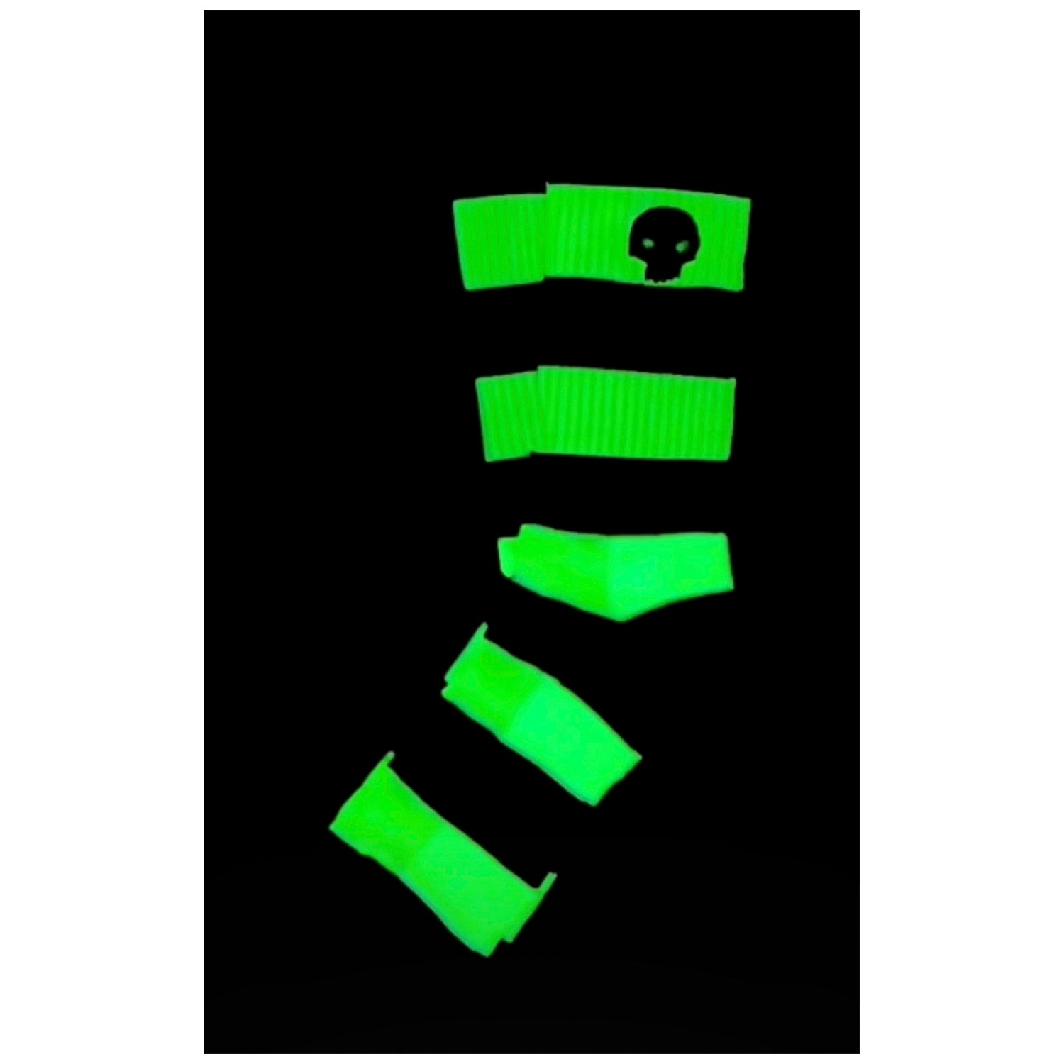 Medias Zero Skull Stripe glow in the dark