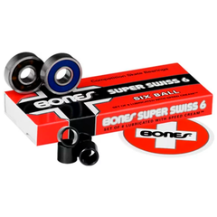 Rodajes Bones Supers Swiss Six Balls
