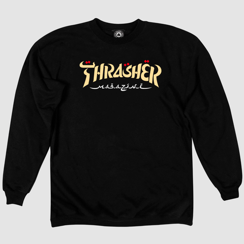 Polera Thrasher Calligraphy